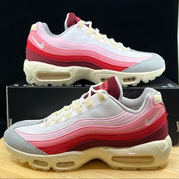 Nike | Shoes | Nike Air Max 95 Qs Anatomy Of Air Mens Size 95 Red White Gray Sail Dm02600 | Poshmark